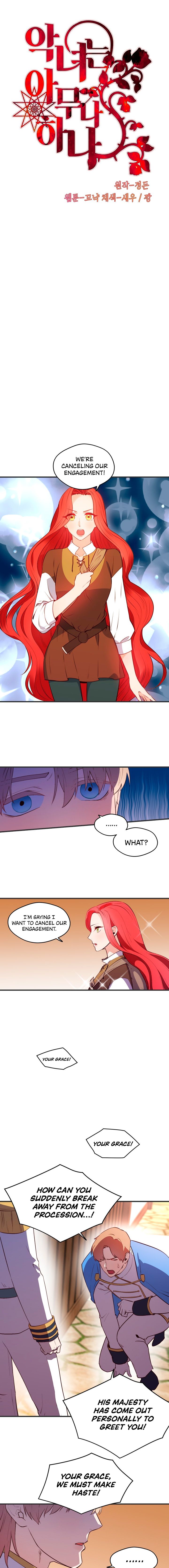 Anyone Can Become A Villainess Chapter 3 page 1