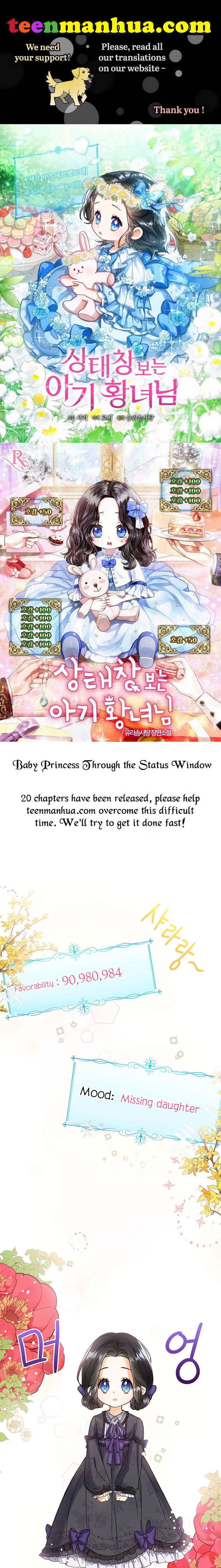 Baby Princess Through the Status Window Chapter 2 page 0