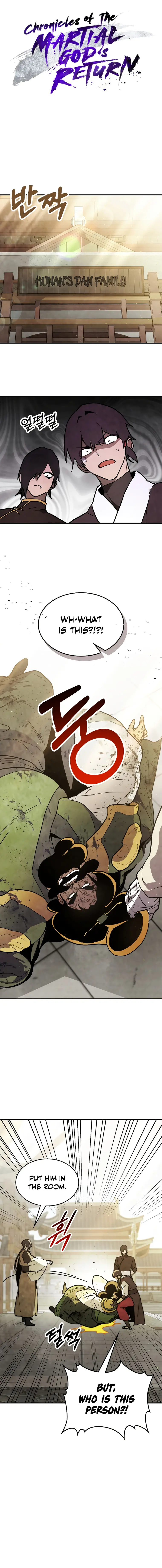 Chronicles Of The Martial God’s Return Chapter 64 page 1