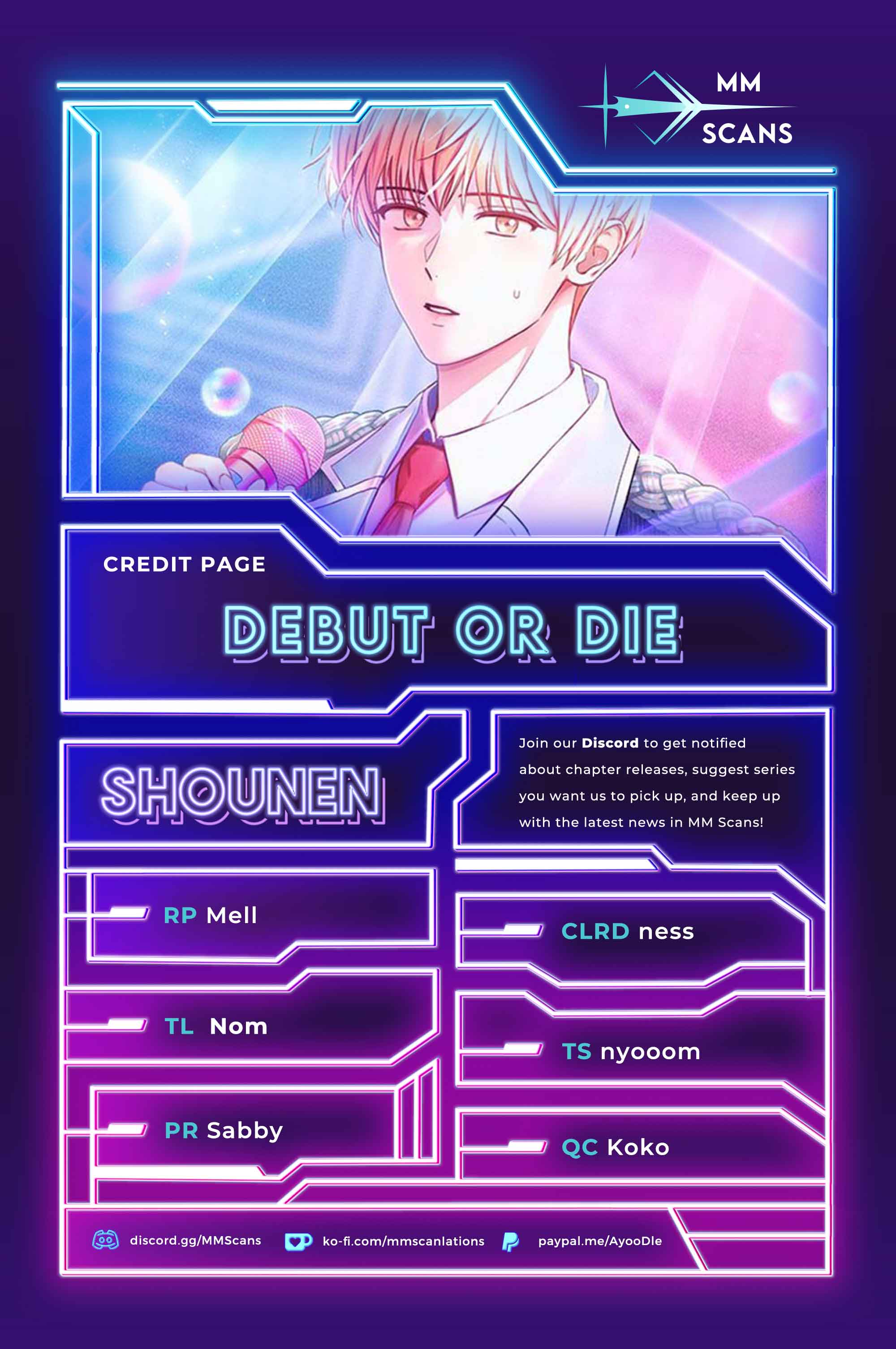 Debut or Die Chapter 34 page 0