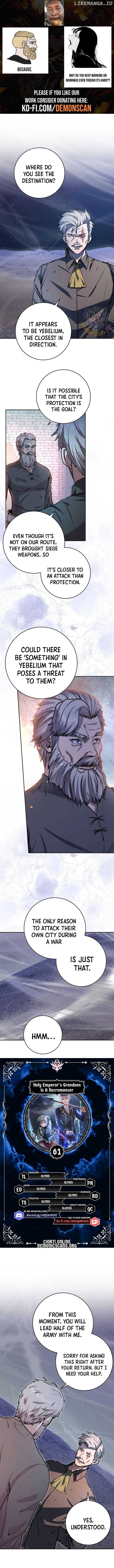 Holy Emperor’s Grandson Is A Necromancer Chapter 61 page 0