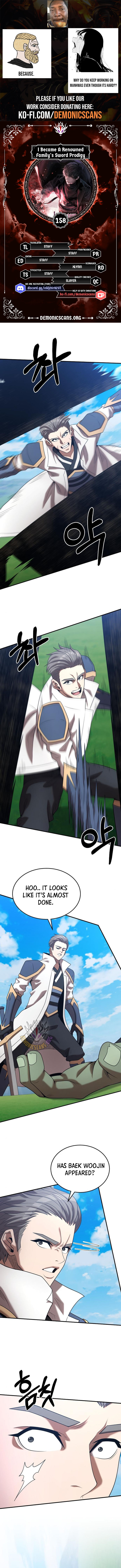 I Became a Renowned Family’s Sword Prodigy Chapter 158 page 0