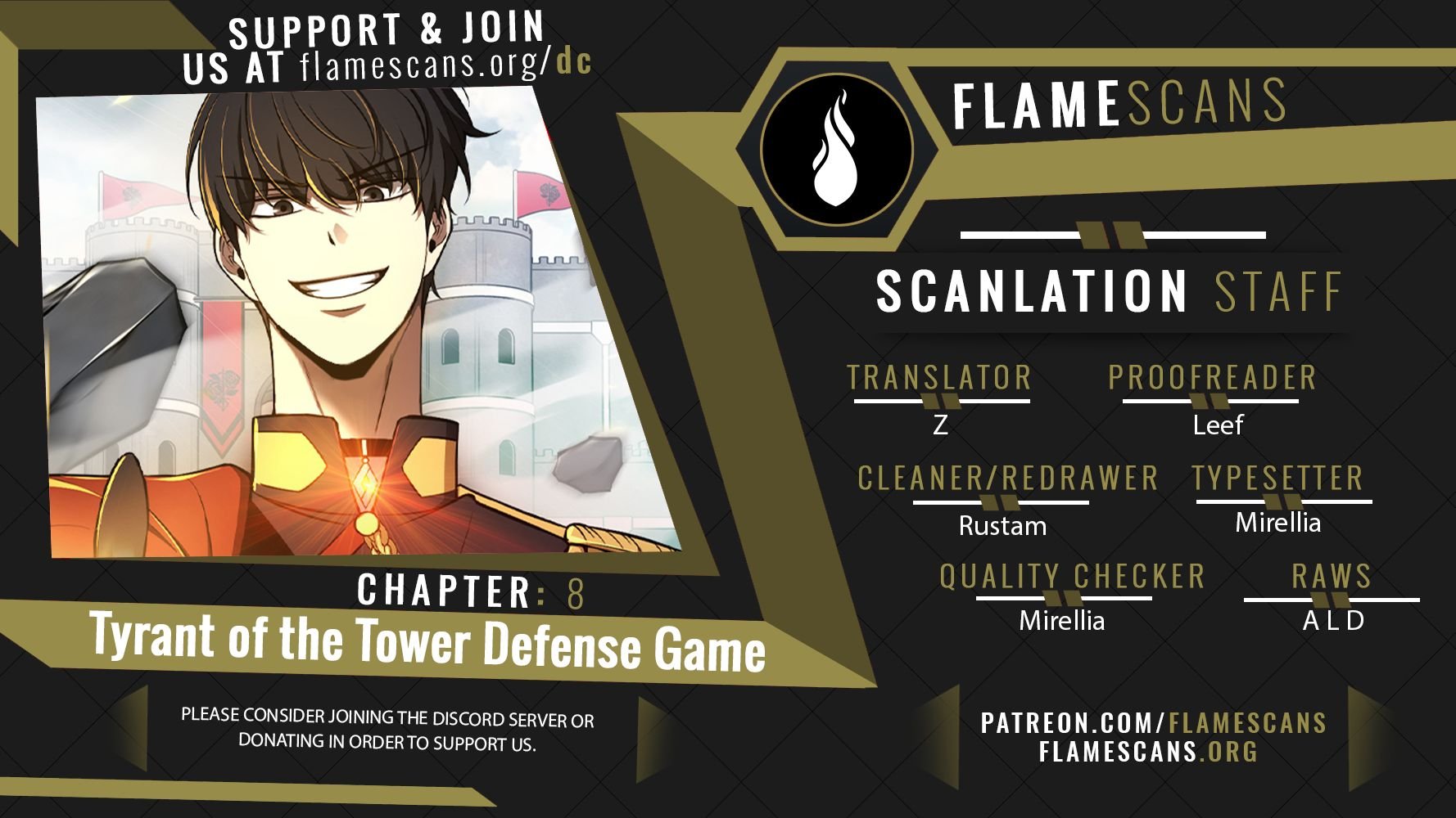 I Became the Tyrant of a Defence Game Chapter 8 page 0