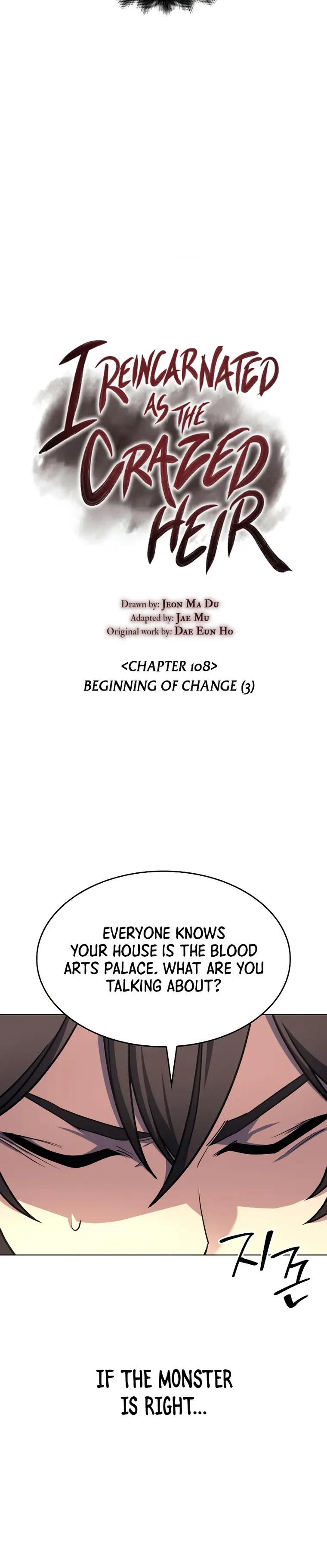 I Reincarnated As The Crazed Heir Chapter 108 page 23