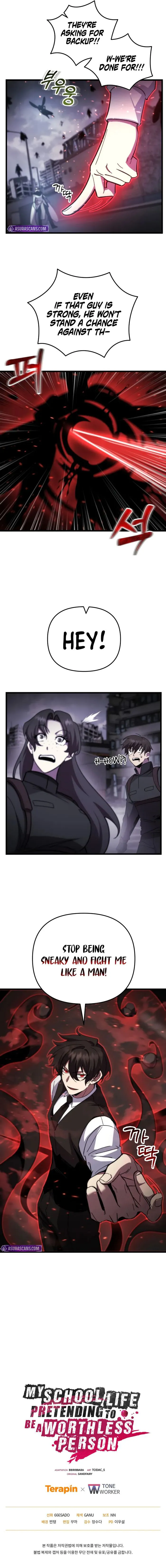 My School Life Pretending To Be a Worthless Person Chapter 98 page 8