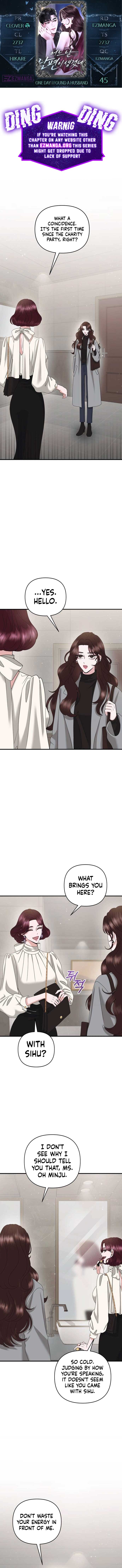 One Day I Found a Husband Chapter 45 page 0