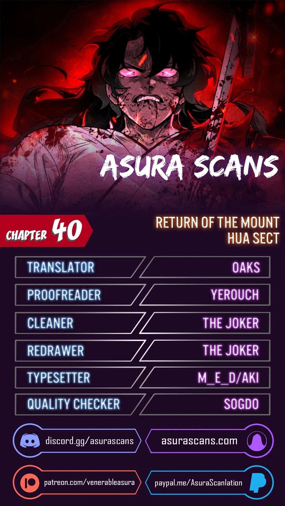Return of the Flowery Mountain Sect Chapter 40 page 0