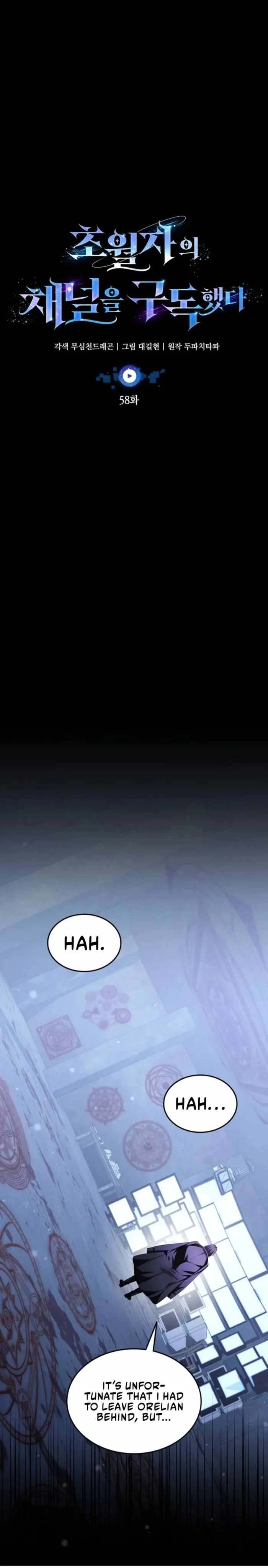 Subscribing To The Transcendent’s Channel Chapter 58 page 8