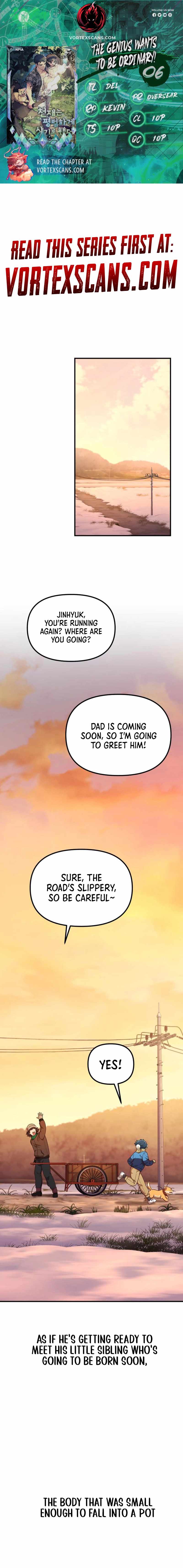 The Genius Wants To Be Ordinary! Chapter 6 page 0