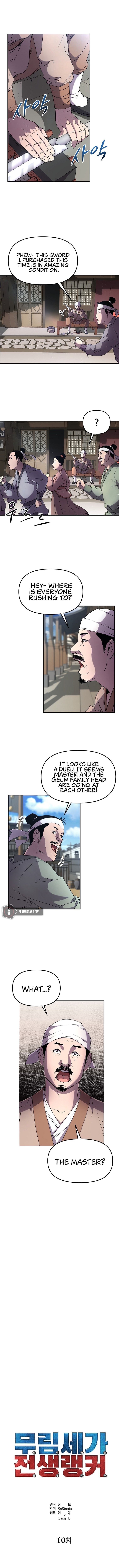 The Previous Life Murim Ranker Chapter 10 page 1
